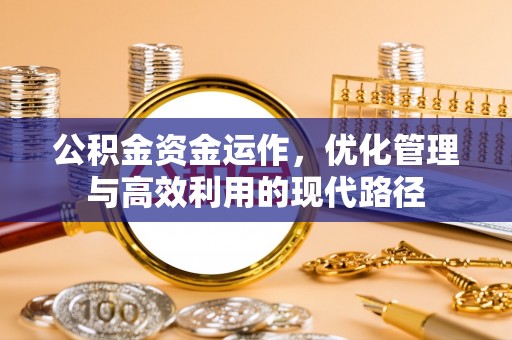 普安公积金资金运作，优化管理与高效利用的现代路径