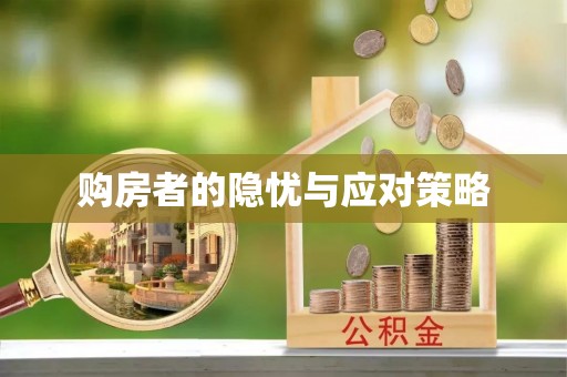 普安购房者的隐忧与应对策略