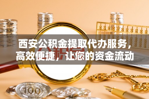 普安西安公积金提取代办服务，高效便捷，让您的资金流动更灵活