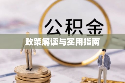 普安政策解读与实用指南