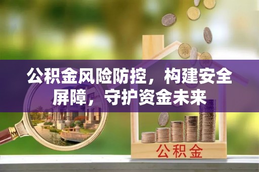 普安公积金风险防控，构建安全屏障，守护资金未来