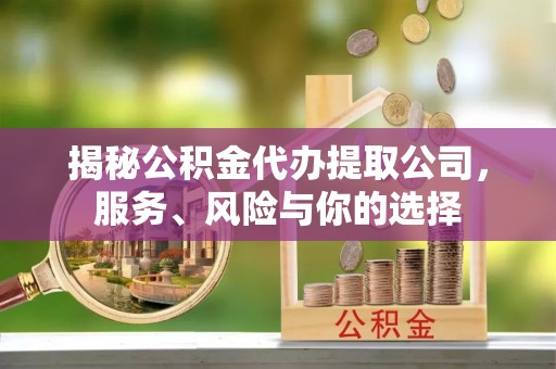 普安揭秘公积金代办提取公司，服务、风险与你的选择