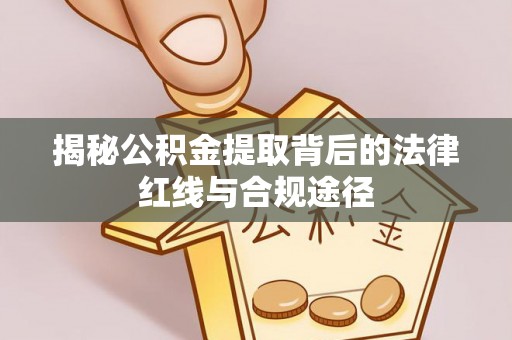 普安揭秘公积金提取背后的法律红线与合规途径