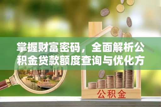 普安掌握财富密码，全面解析公积金贷款额度查询与优化方案