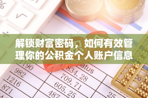 普安解锁财富密码，如何有效管理你的公积金个人账户信息