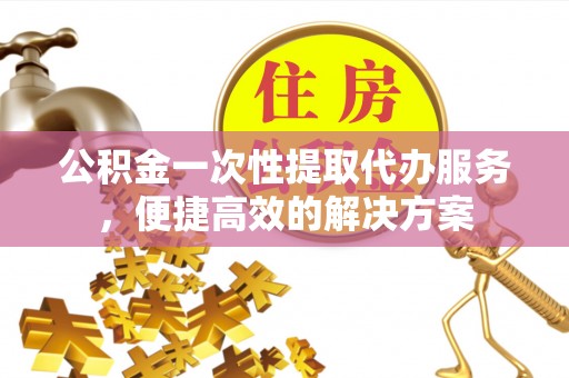 普安公积金一次性提取代办服务，便捷高效的解决方案