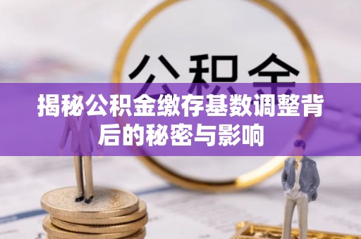普安揭秘公积金缴存基数调整背后的秘密与影响