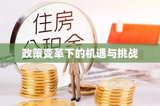 普安政策变革下的机遇与挑战